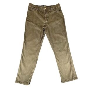 Woolrich Men's Carpenter Pants Size 36x30 Black Workwear Cotton Blend Durable